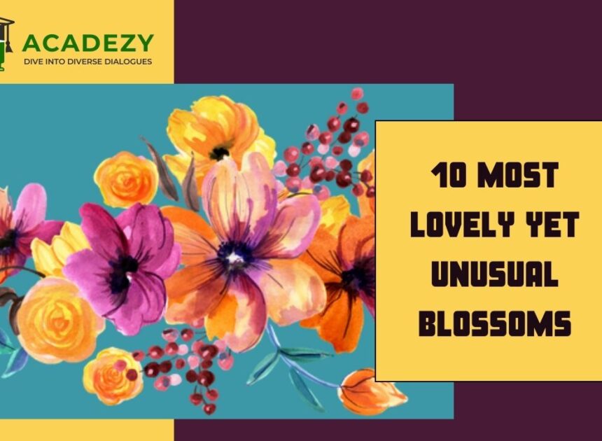 10 Most Lovely yet Unusual (Blossoms)